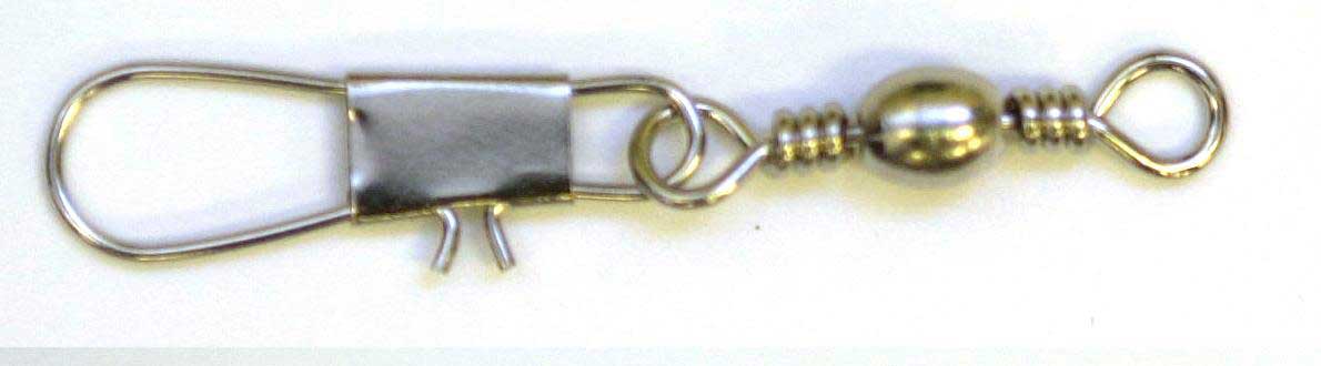 Eagle Claw Swivel-Nickle Barrel w/Interlock Snap 12ct/12pk Size 5