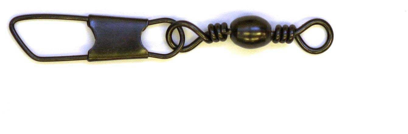 Eagle Claw Swivel-Black Snap 12ct/12pk Size 10