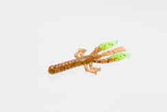 Zoom Lil Critter Craw 4in 12/bag Pumpkin/Chartreuse Tail - Lear Outdoors