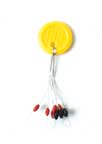 Eagle Claw Bobber Stops-Rubber 4-8LB