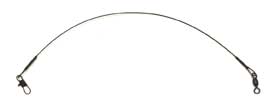 Eagle Claw Black Steel Leader 3ct 18" 45lb