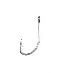 Eagle Claw Stainless Hook Plain Shank 100ct Size 5/0