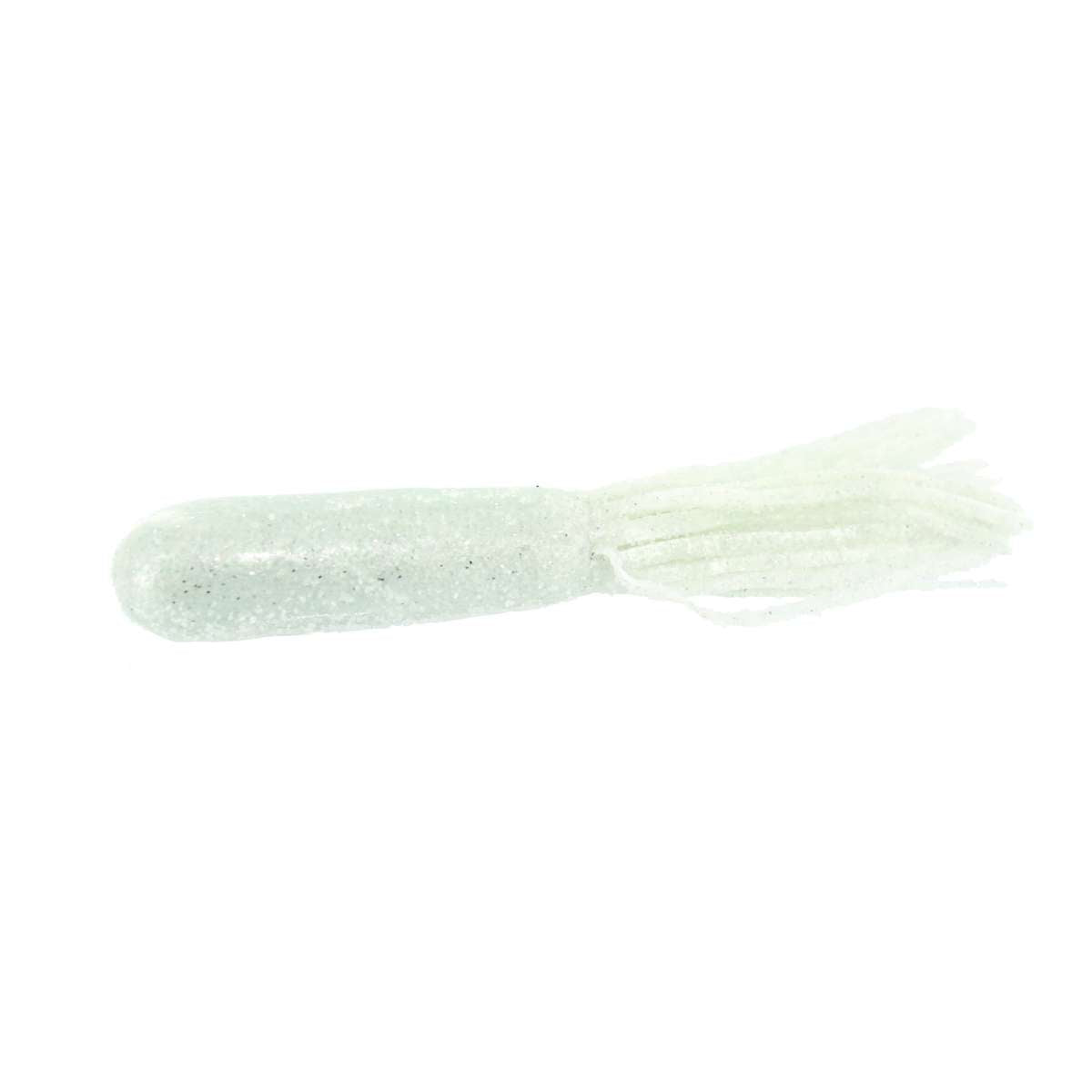 Zoom Super Tube 3.75in 8/bag White Pearl Silver Glitter - Lear Outdoors