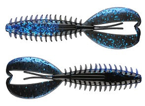 Zoom Z-Craw Jr 3.5in 8/bag Black Saphire