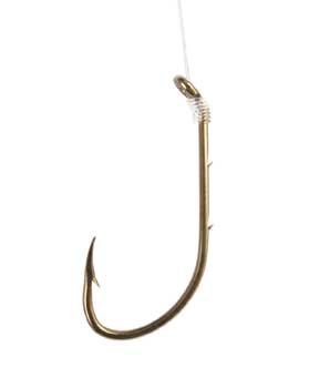 Eagle Claw Baitholder Snelled Hook Size 2/0