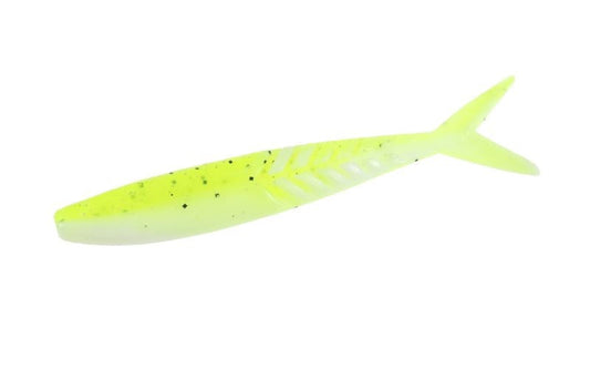 Zoom Shimmer Shad 4.25in 5pk Toxic Shad