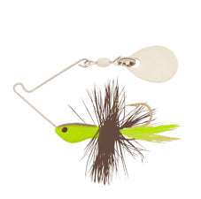 H&H Cutie Spin 1/16 Nickle-Chartreuse/Black/Chartreuse - Lear Outdoors