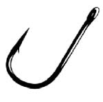 Gamakatsu Trailer Hook Nickle Size 1/0 5ct - Lear Outdoors