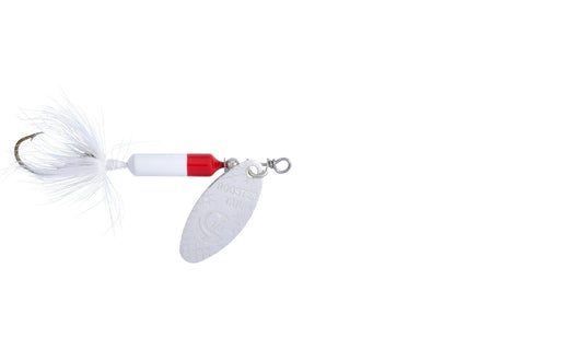 Yakima Rooster Tail 1/4 White Red Tip