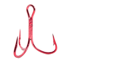 Mustad Ultra Point Treble Hook Red 11ct Size 6