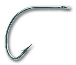 Mustad Wide Gap Hook Nickle 100ct  Size 4/0