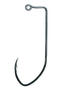 Eagle Claw Pro-V Jig Hook Platinum Black 100ct Size 1/0 - Lear Outdoors