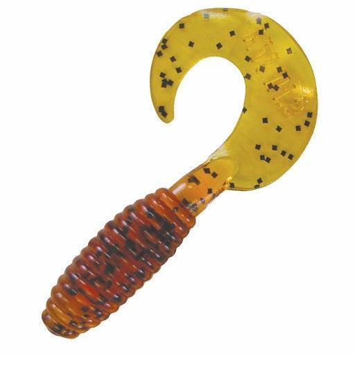 Kalins Lunker Grub 5" 10ct Pumpkin S&P