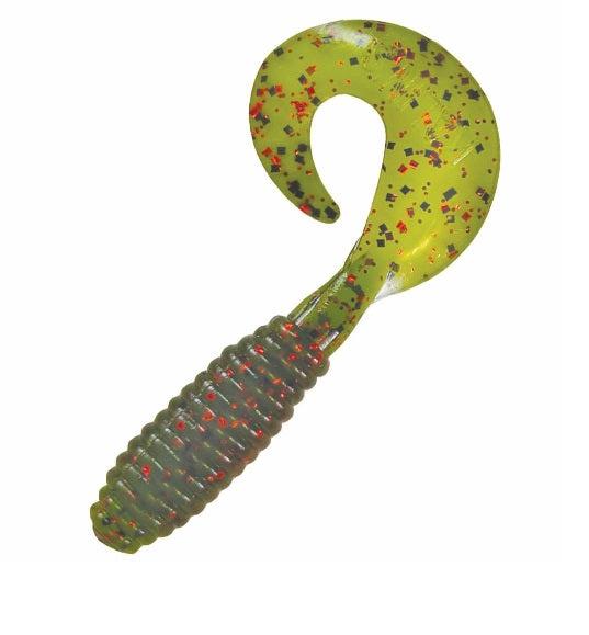 Kalins Lunker Grub 5" 10ct Watermelon Red Flake