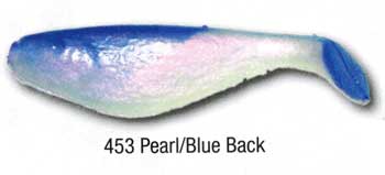 Luckie Strike Shad Minnow MC 6" 10ct Pearl/Blue Back