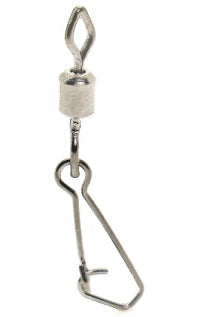 Mustad Rolling Swivel Diamond Eye & Snap Black Size 10 12ct