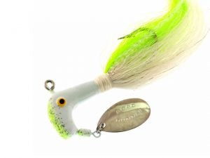 Blakemore Road Runner Bucktail 1/2oz 4/0 Chart/White/Chart-White - Lear Outdoors