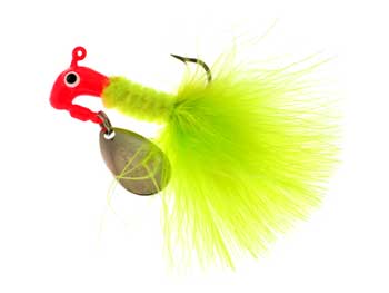 Blakemore Road Runner Maribou 1/16ozRed/Chartreuse 2pk - Lear Outdoors