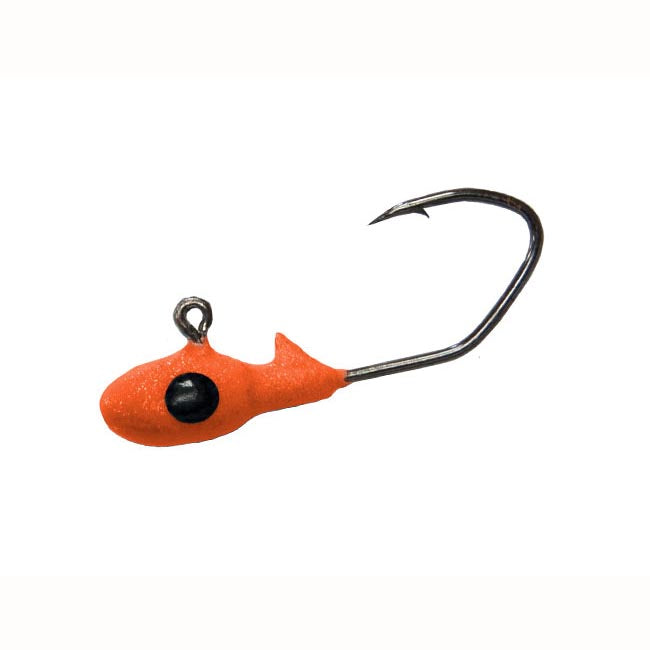 Bobby Garland Overbite Sickle Jig Head 1/32oz 10ct Orange