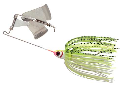 Booyah Buzz Bait 1/4oz White/Chartreuse Shad