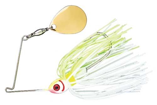 Booyah Blade 1/2 Single Colorado Chartreuse/White