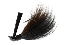 Booyah Bucktail Jig 1/8oz Black/Brown - Lear Outdoors