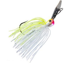 Z-MAN Chatterbait Jack Hammer 1/2oz Chartreuse/White - Lear Outdoors