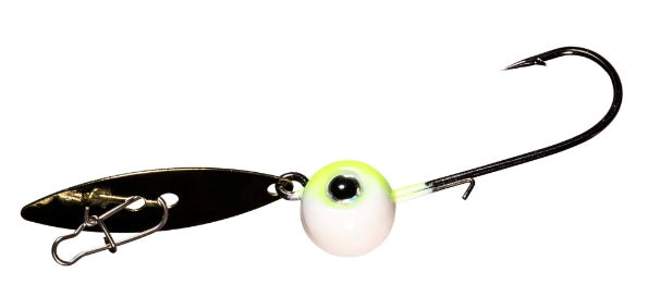 Z-MAN Chatterbait WillowVibe1/4oz Chart/White 2pk - Lear Outdoors