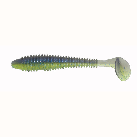 Reaction Strike Chunky Shad 4"6ct Bluegill Flash