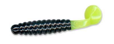 Slider Crappie Grubs 1.5" 18ct Tenn Blue Glitter