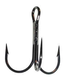 Daiichi Treble Hook Death Trap Round Bend Black Nickle #2 5ct - Lear Outdoors