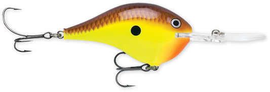 Rapala DT Series 10' 3/5oz 2.25in Chartreuse Rootbeer Craw