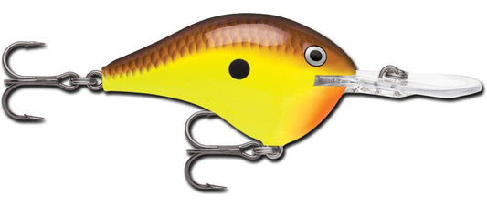 Rapala DT Series 3/4 Chartreuse Brown