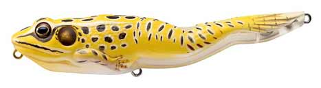 Koppers Walking Frog 4 5/8" 7/8oz Yellow/Black