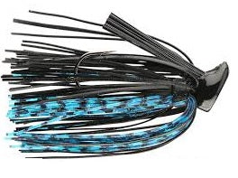 Buckeye Flat Top Finesse Jig 1/2oz Black/Blue - Lear Outdoors