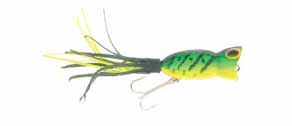 Arbogast Hula Popper 1/4 Fire Tiger