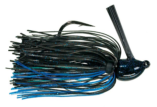 Strike King Hack Attack Jig 1/2oz Black/Blue - Lear Outdoors