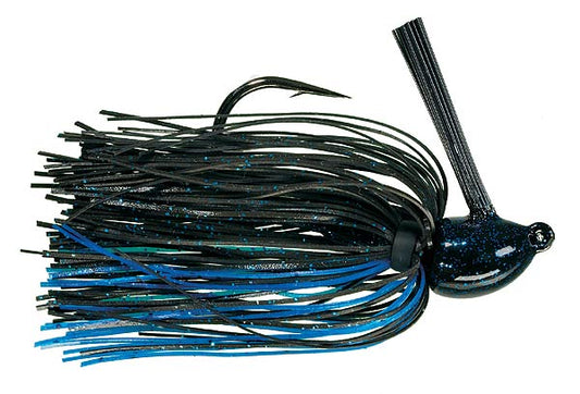 Strike King Hack Attack Jig 1/2oz Black/Blue - Lear Outdoors