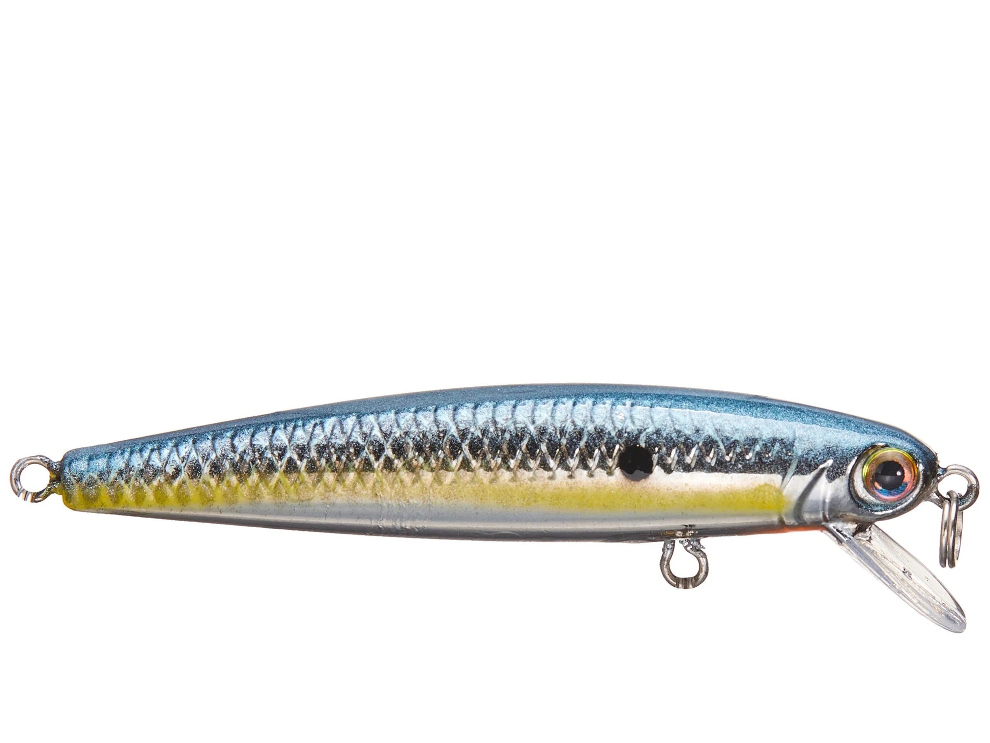 Strike King Bitsy Jerkbait 1/16oz Chrome Sexy Shad - Lear Outdoors