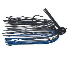 Strike King J-Lee Comeback FB Standup Jig 1/2oz Black/Blue