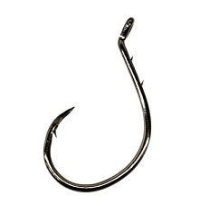 Eagle Claw Circle Bait Black Nickle Hook 10ct Size 3/0