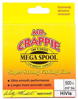 Lews Mr Crappie Mono Line 500yd 6lb HiVis