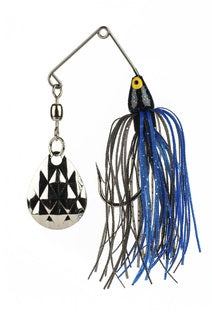 Strike King Mini King Spinnerbait 1/8oz Black/Blue