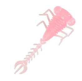 Z-MAN Larvaz 1.75in Pink Glow 8pk - Lear Outdoors