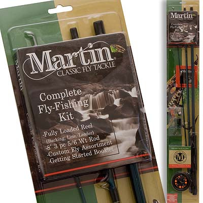 Martin Fly Fishing Kit 8' 3pc - Lear Outdoors