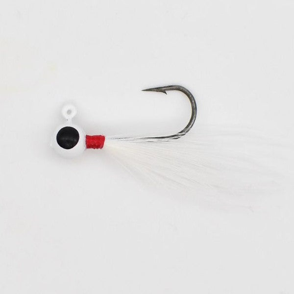 Leland Pop Eye Jig 1/32 2ct White/White - Lear Outdoors