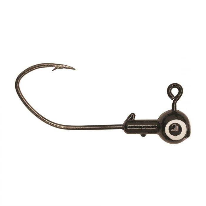 Eagle Claw Pro-V Ball Jig Head 1/16 10ct Black - Lear Outdoors