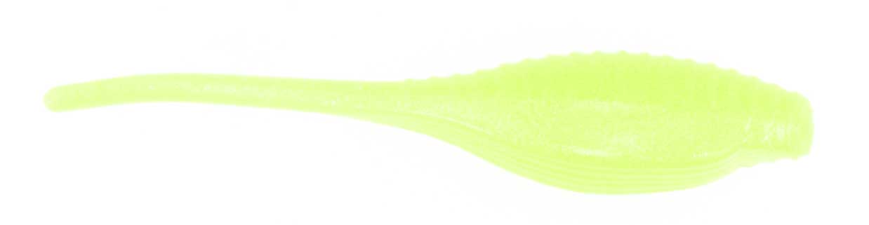 Bass A Pro Tiny Shad 2in 15ct Silk Chartreuse - Lear Outdoors