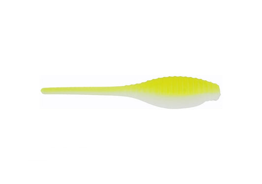 Bass A Pro Tiny Shad 2in 15ct Chartreuse White - Lear Outdoors