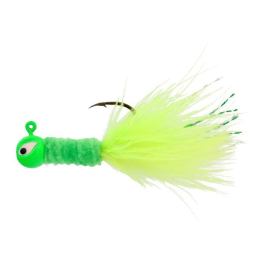 Eagle Claw Crappie Jig Maribou 1/16 Chart/Chart 6ct - Lear Outdoors